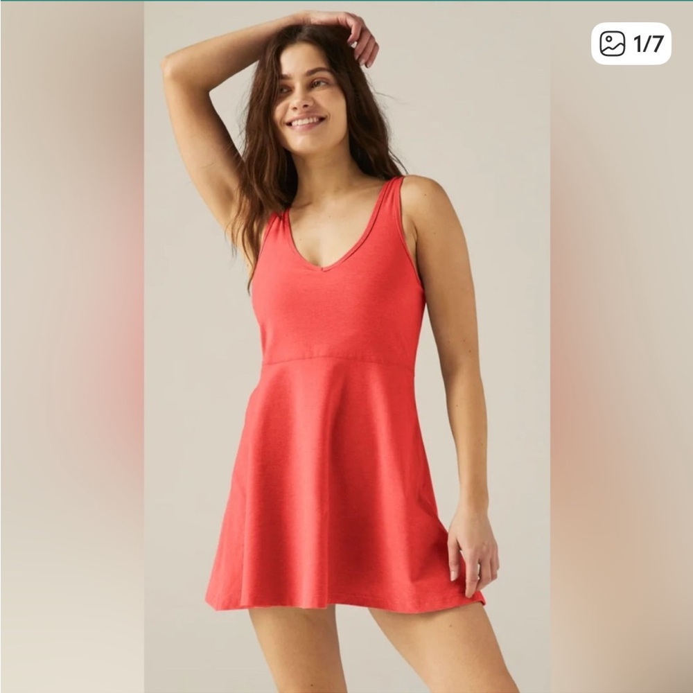 Beyond Yoga Spacedye Movement Dress built-in bodysuit